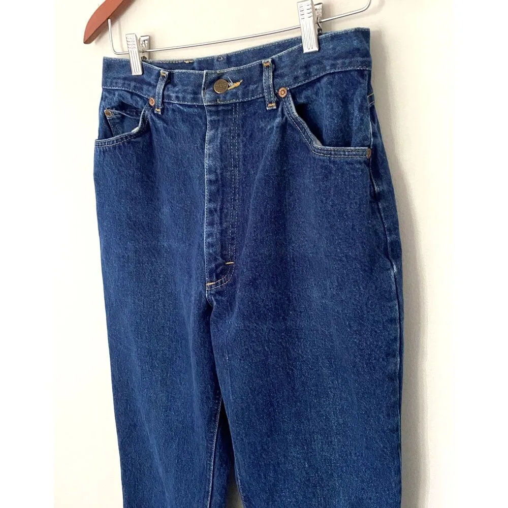 Vintage 90s Lee Original Super Highrise Mom Relaxed Fit Denim Jean Pants Sz 14 M - Image 4