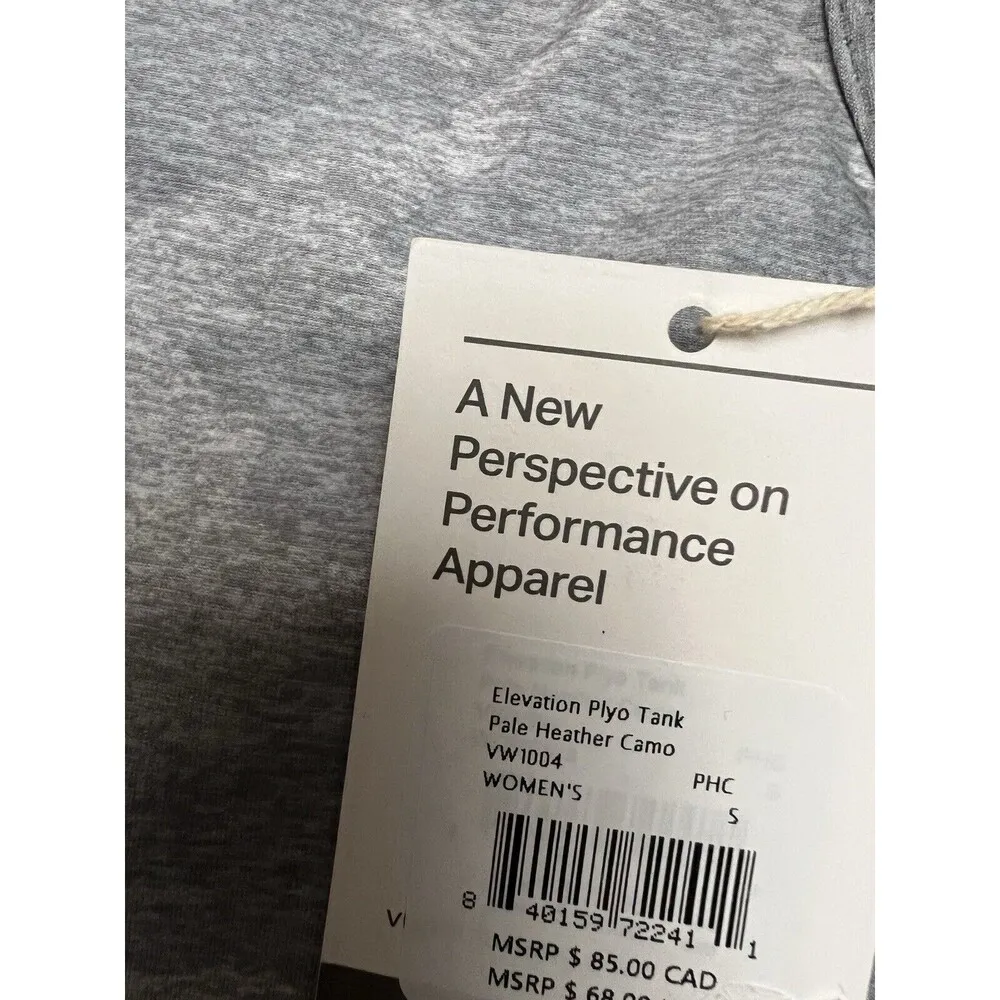 Vuori Women's Elevation Plyo Tank Pale Heather Camo Size Small New w/tag $68 - Image 3