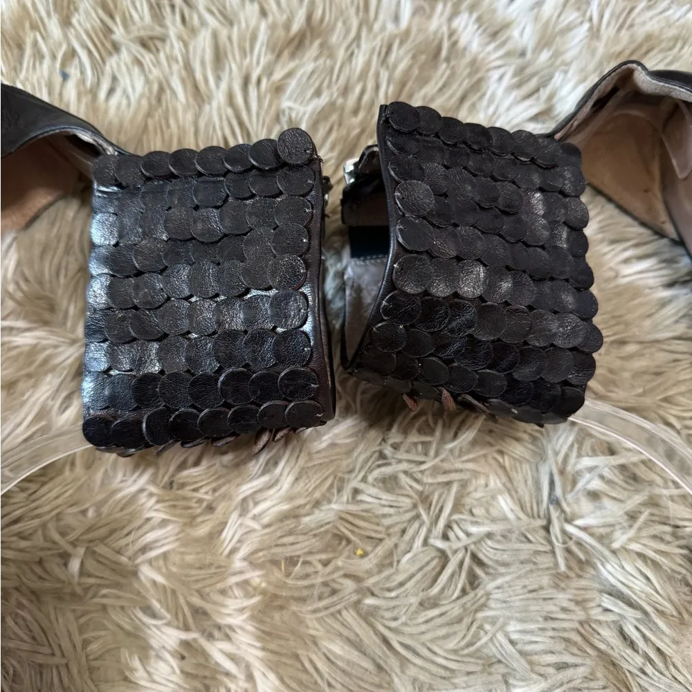 AGL Attilio Giusti Leombruni Sandals size 39/8.5 Black - Image 5