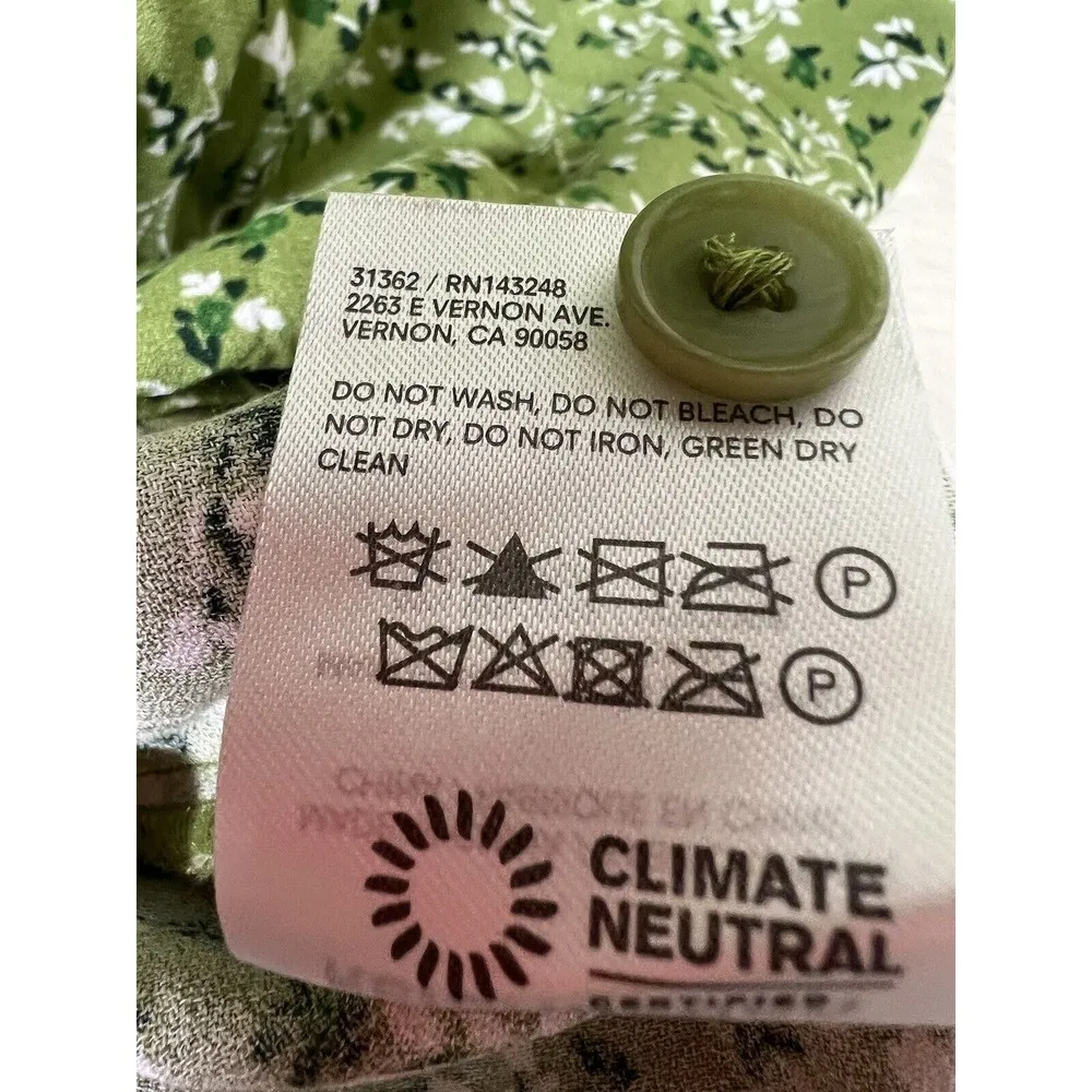 Reformation Lorelei Samantha Floral-Print Mini Dress Women’s Size 10 - Image 8