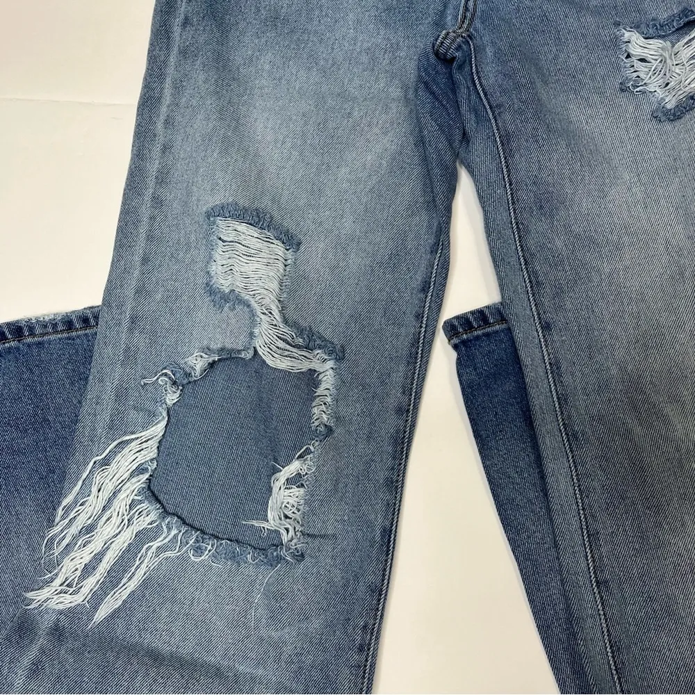 Women’s Jeans Cello High Rise Distressed Dad Boyfriend Denim Size 3/26 - Image 4