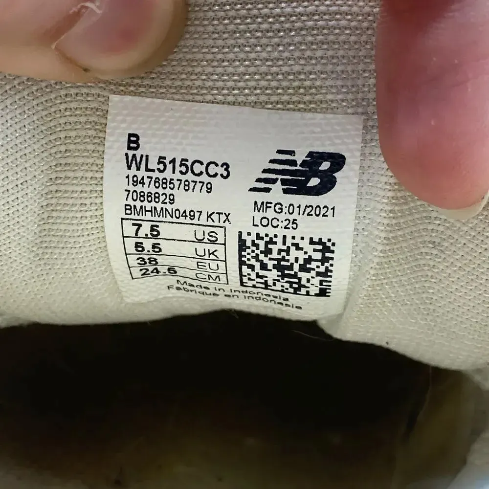 NEW BALANCE 515 v3 Leopard Floral Shoes Women's Size 7.5 Pink White Satin Girly - Image 9