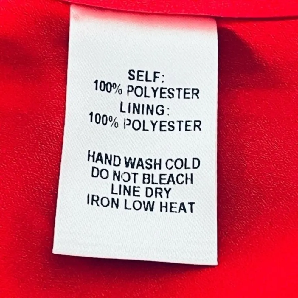 Lulus Luau or Later Red Print Skater Dress Coral Size Small - Image 11