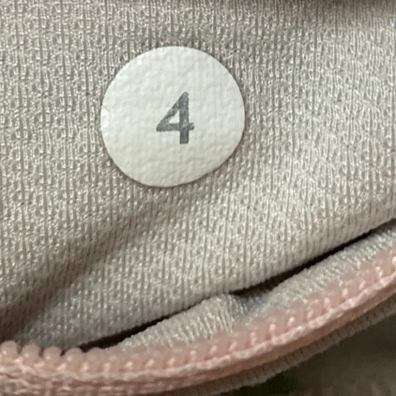 Lululemon Run Speed Women's Multicolor Striped Workout Athletic Shorts Size 4 White - Image 5