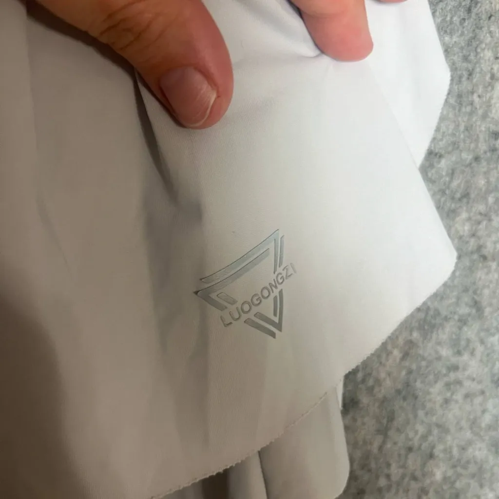 Luogongzi Women's Size‎ Small Gray Flowy Running Shorts - Image 5