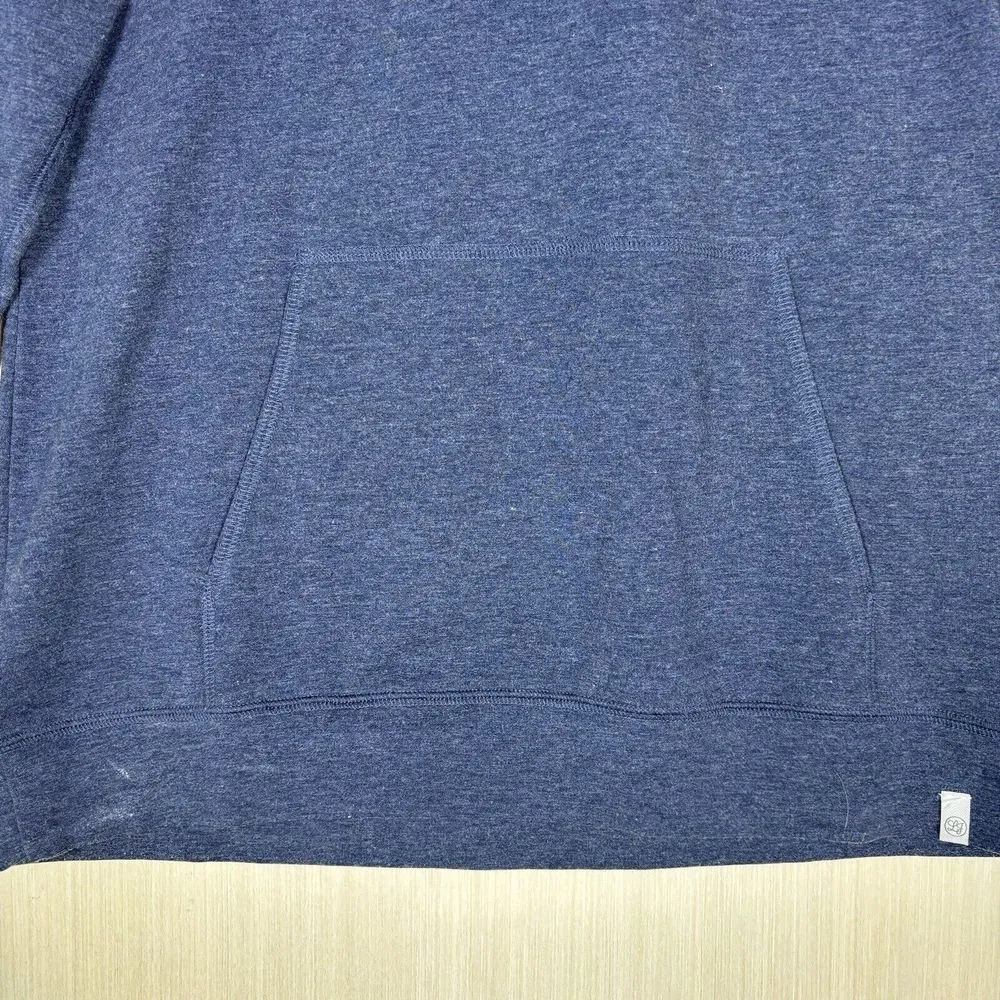 Lauren James Hoodie Womens‎ Sz M Heathered Blue Soft Thumb Holes - Image 4