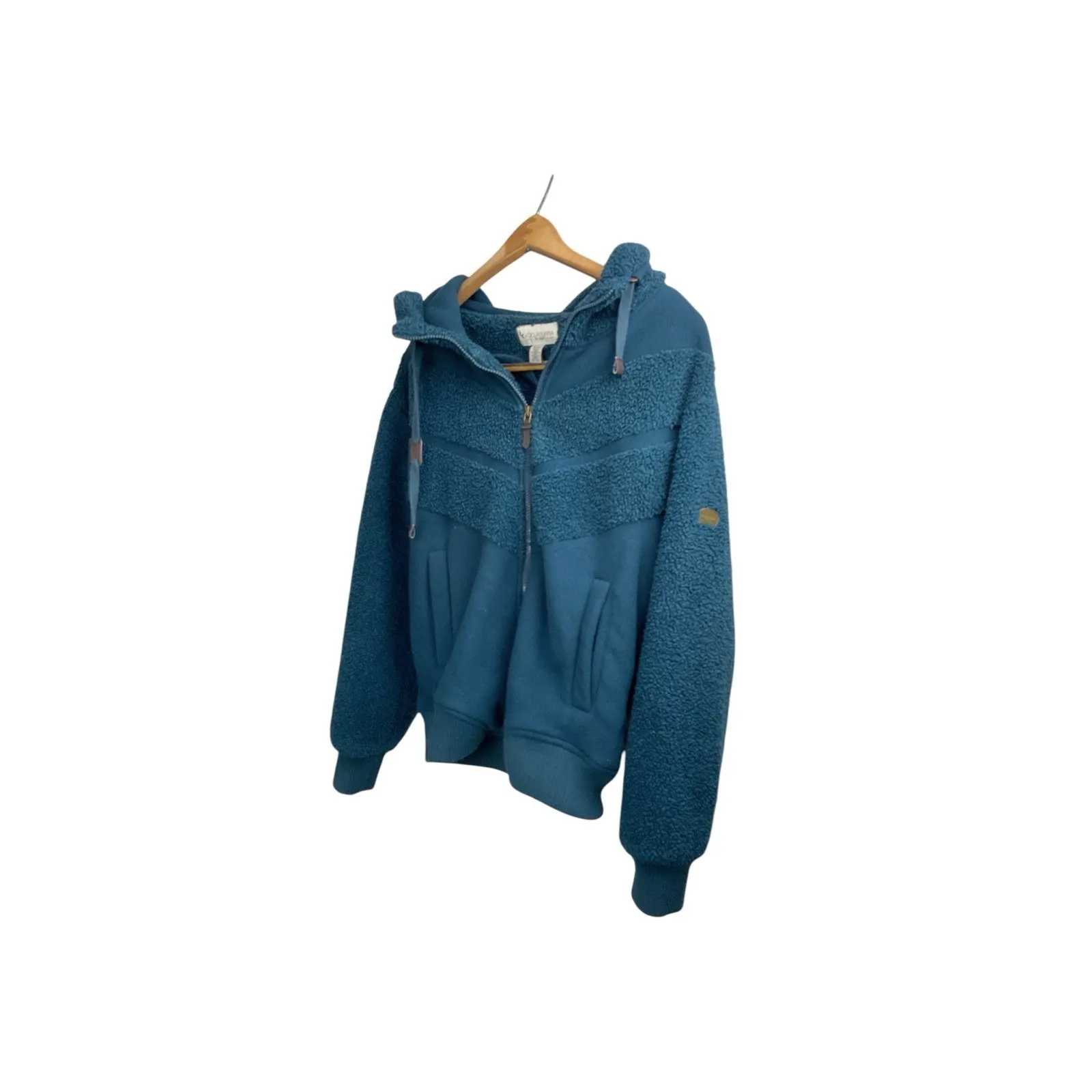 Koolaburra‎ by UGG Fleece Jacket, dark green /blue size small - Image 3