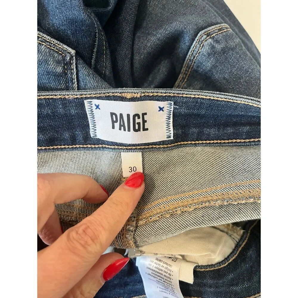 Paige Verdugo Ultra Skinny Jean in Lovejoy Mid-rise Women's sz. 30 Form Fitting - Image 7