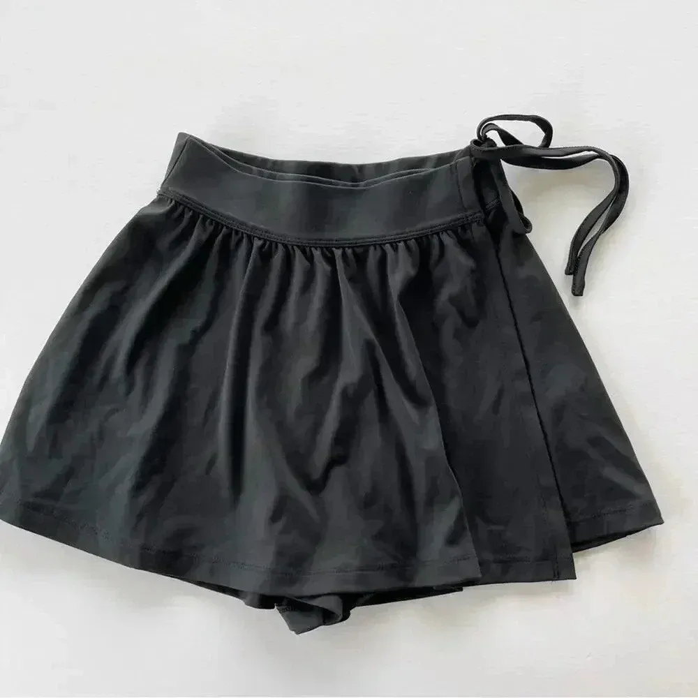 Madewell Flex Wrap Skort Black XS NWT - Image 7