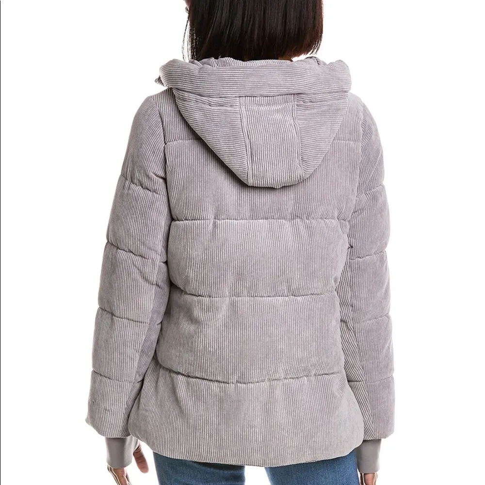 New Sam Edelman Funnel Neck Puffer Corduroy Cold Weather Coat - Image 6