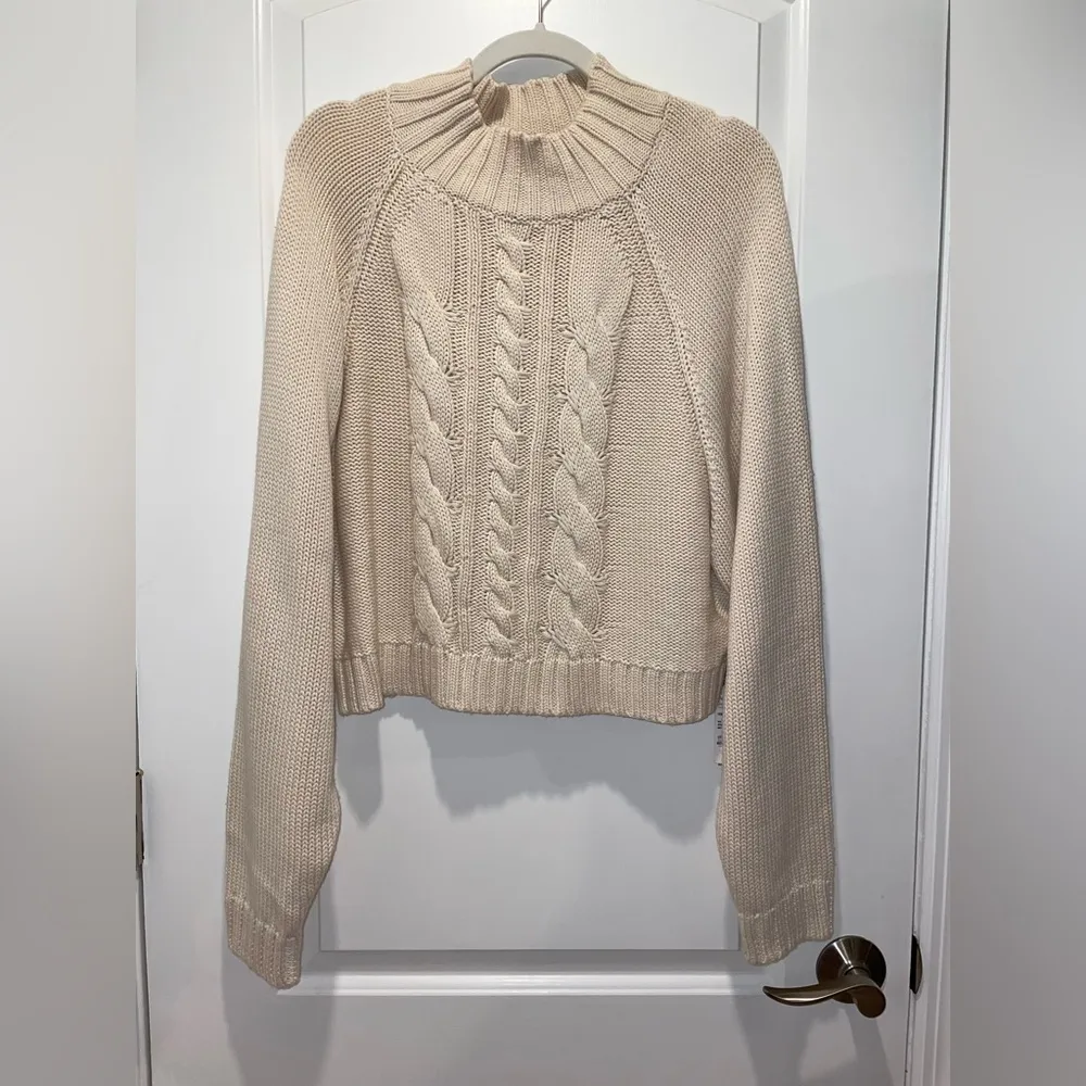Billabong The Salty Blonde Knit Mock Neck Sweater size L - Image 2