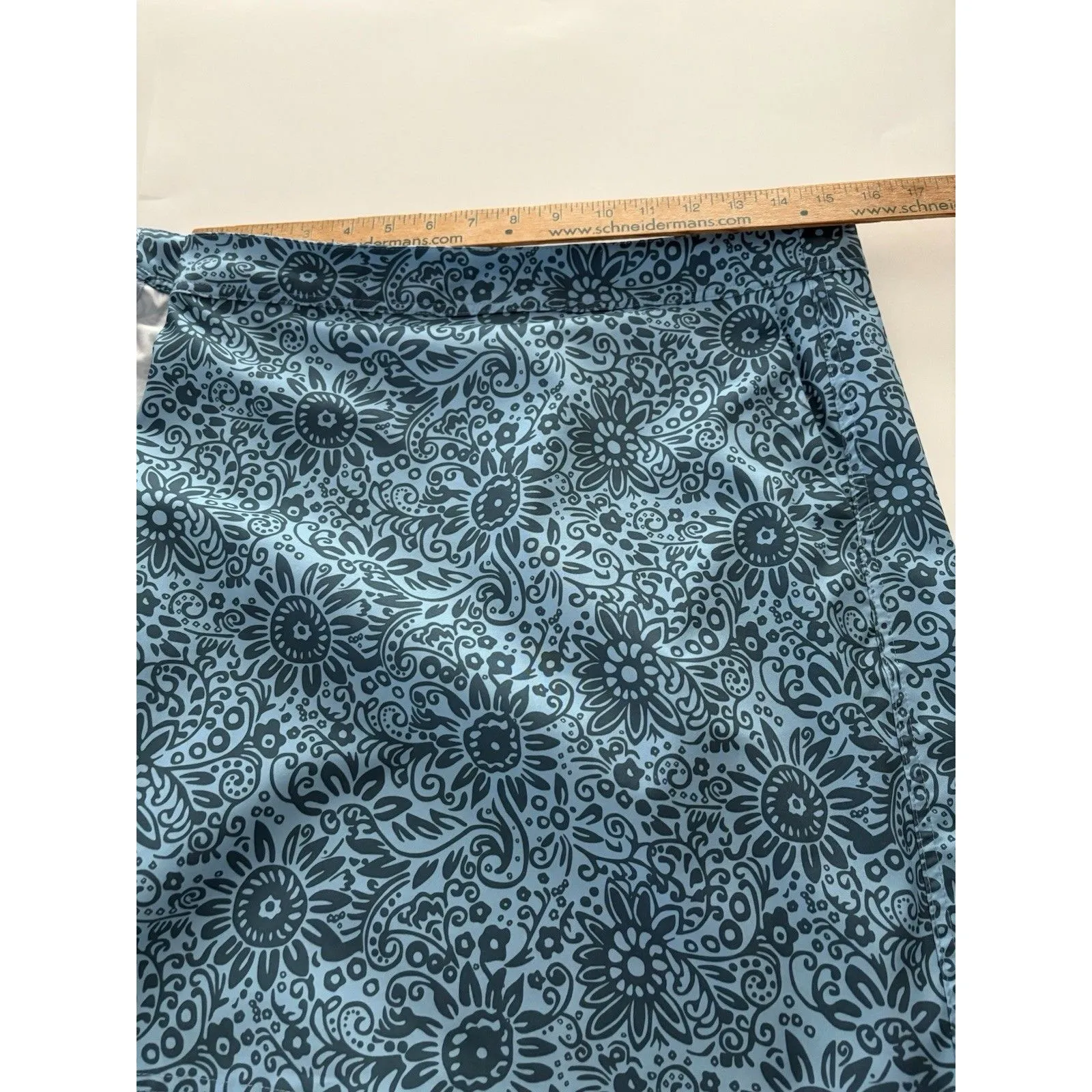 Ripskirt Hawaii Wrap Skirt Women’s Size Large L Tuscan Blues Resortwear Beach Blue - Image 9