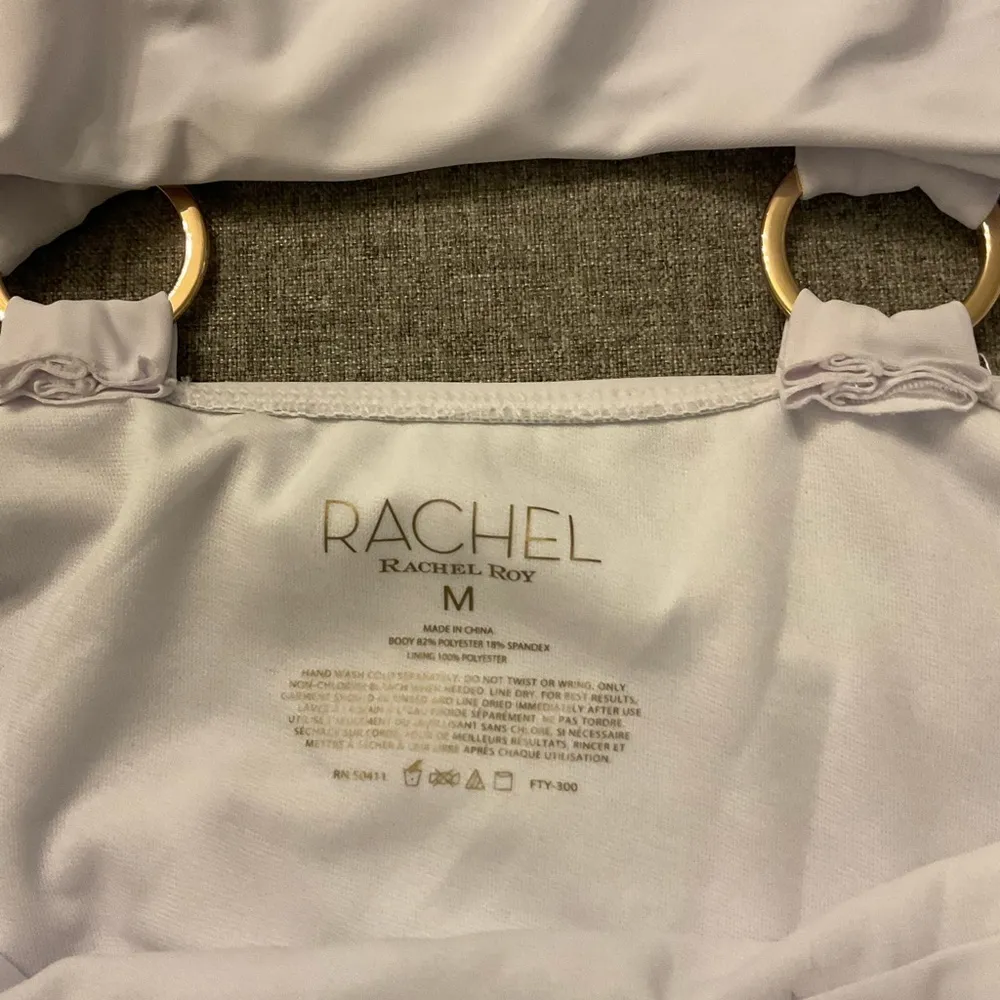 RACHEL ROY One Piece White Bathing Suit NWOT Size Medium - Image 6