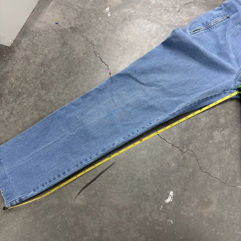 Vanilla High Waisted Mom Jeans Womens 26 Light Blue 90s Vintage - Image 6