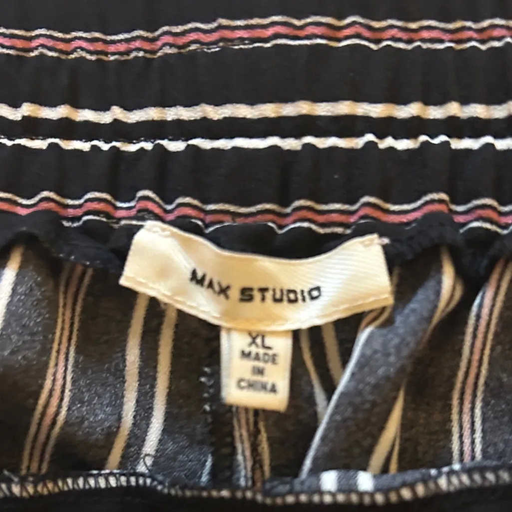 Max studio striped cropped pants NWOT - Image 6