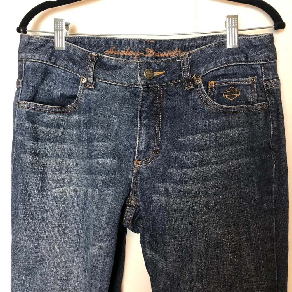 Harley Davidson  Bootcut Jeans Medium Wash - Image 3
