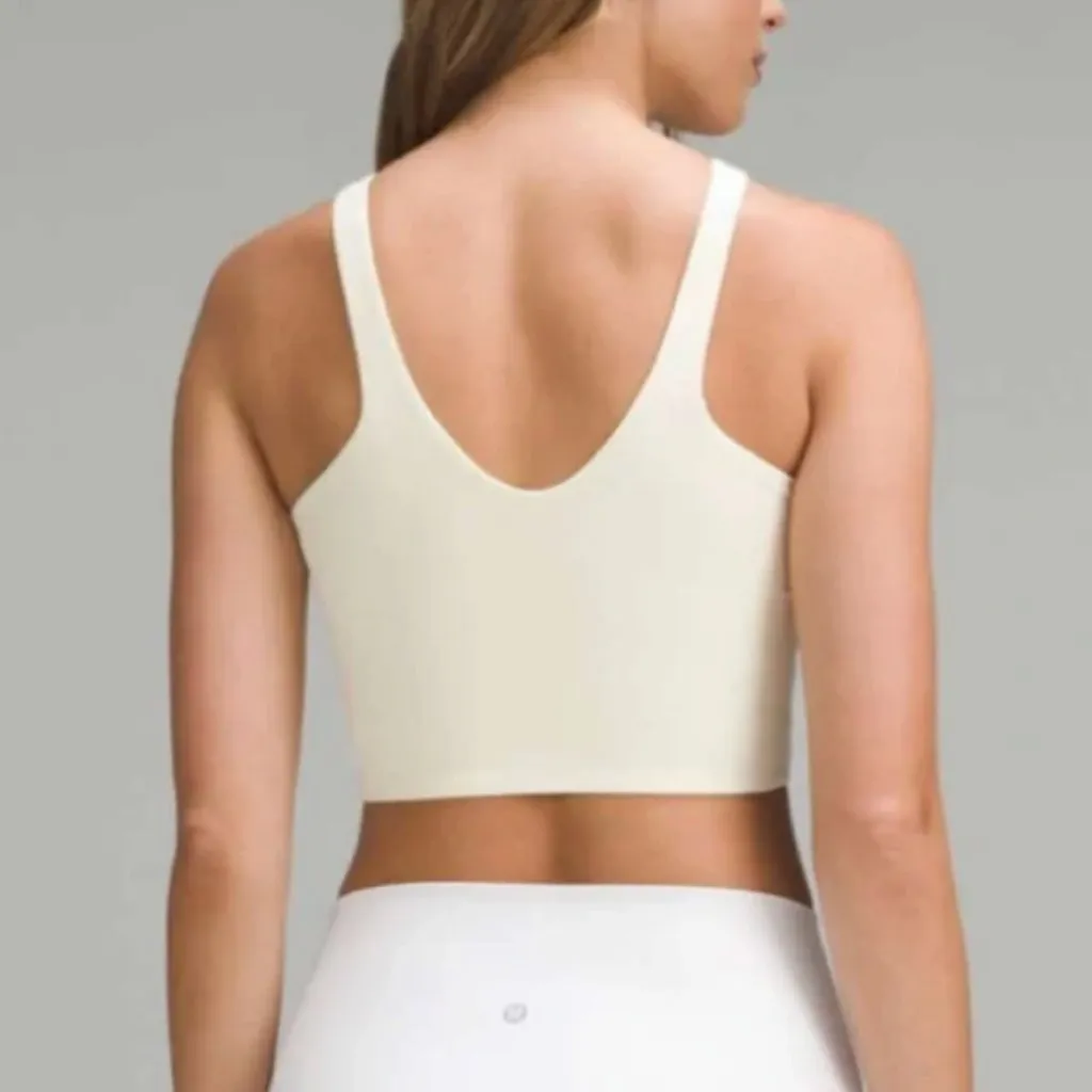 Lululemon Reversible Bend This V and Racer Bra in Sundance Yellow XS - Image 3