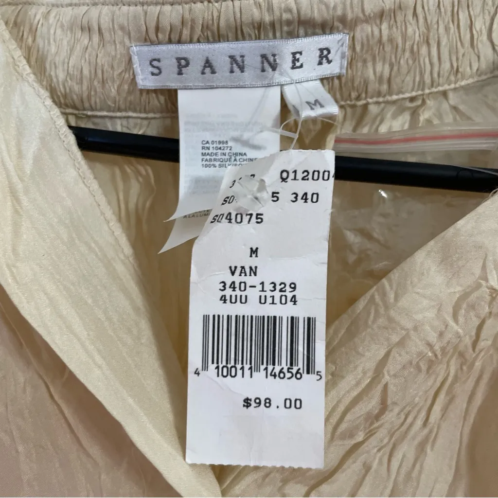 NWT Spanner Crinkle Button Down Shirt | Size: Medium - Image 3