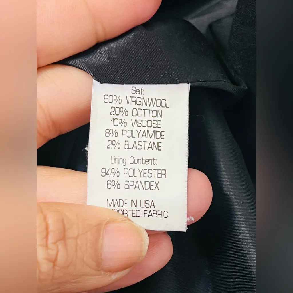 Theory Gratian grey tweed blazer jacket - Image 9