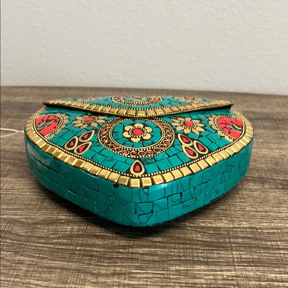 Antik Kraft | Metal Mosaic Purse with Crossbody Strap ✨ - Image 5