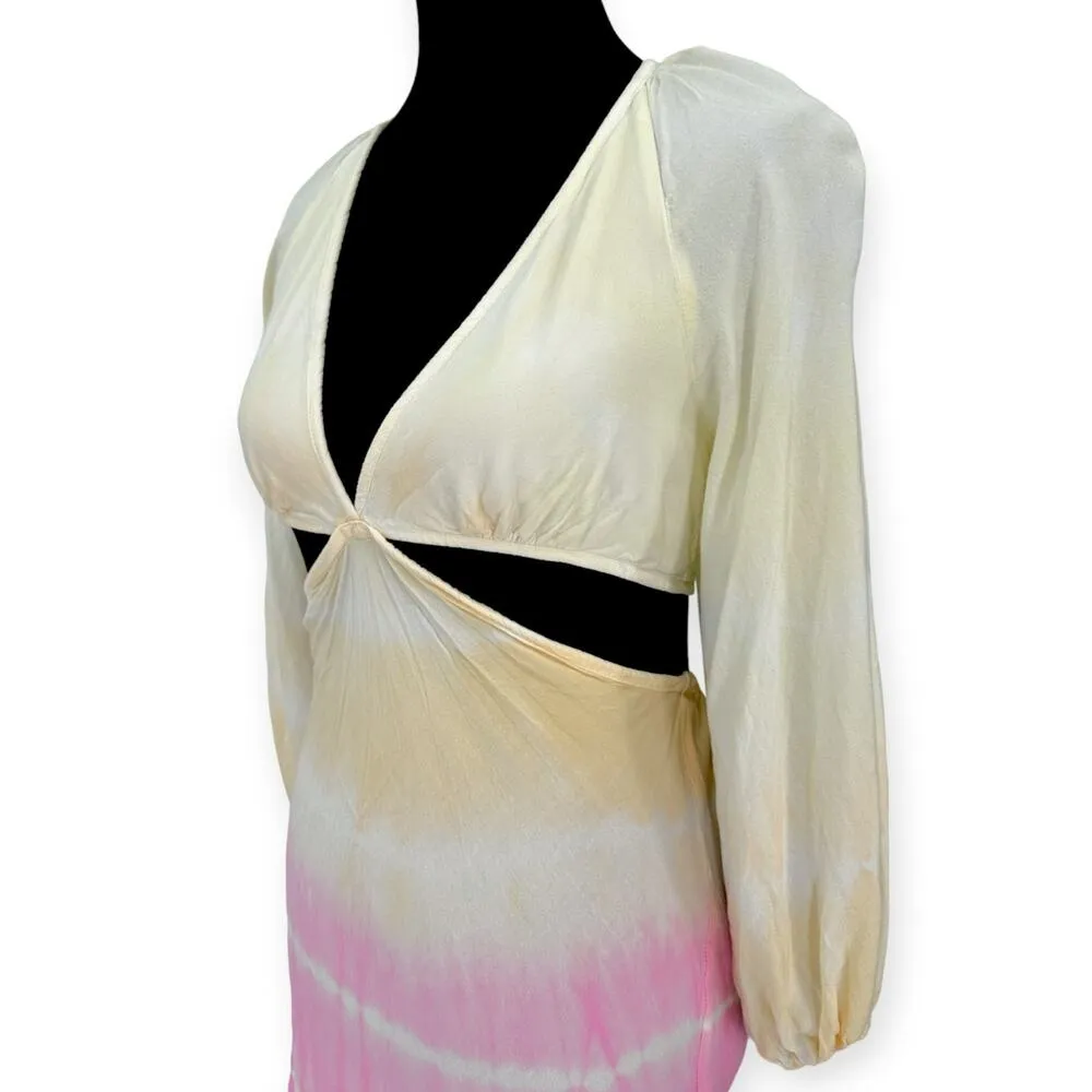 Jen's Pirate Booty | Small | Rio Sonora Rainbow Lightning Tie Dye Cut-Out Dress - Image 6