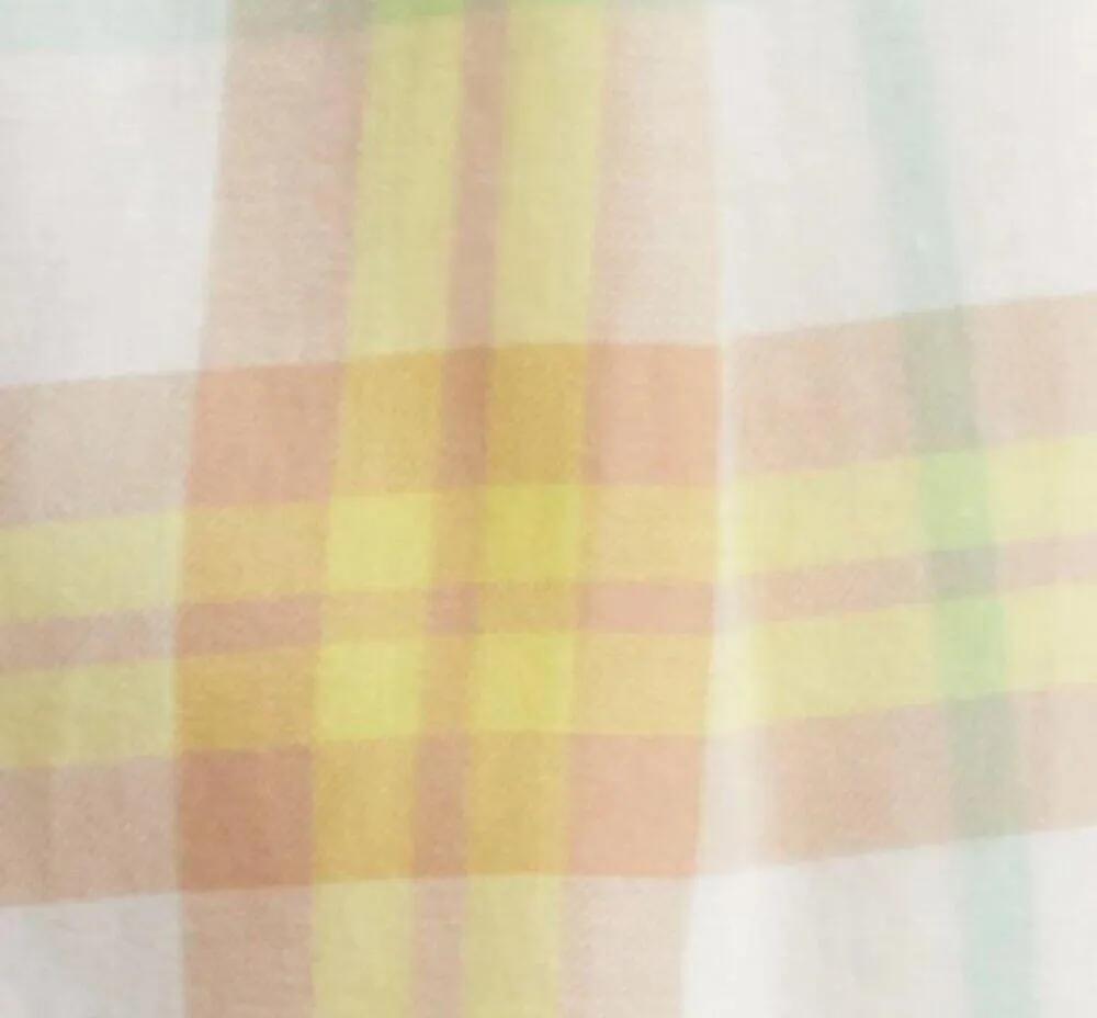 Rag and bone Ivy Pleated Plaid Shorts Yellow size 8 - Image 8