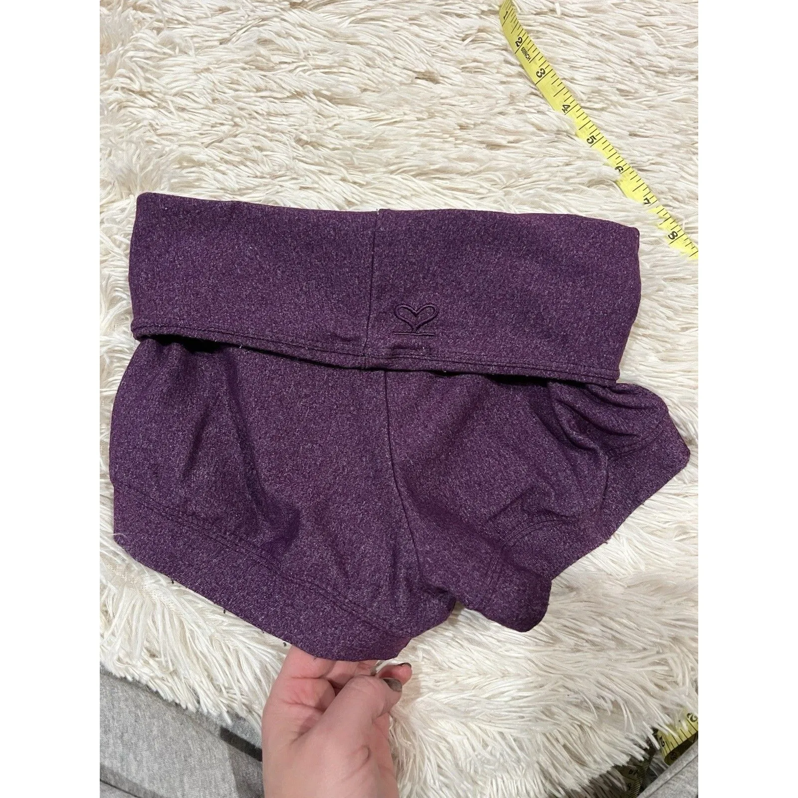 Ktrna Dance Short Size XS Adult : Purple Dance Short Heather X - Image 7
