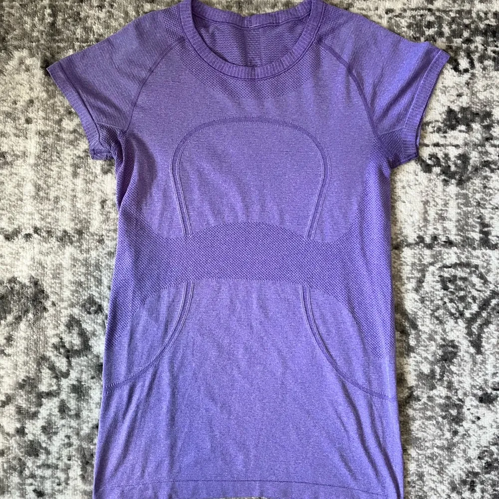 Lululemon Run: Swiftly Tech Short Sleeve Bruised Berry - Image 3