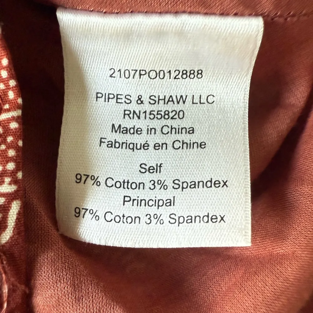 Veronica Beard Josephine Rust Red Floral Ruched Puff Sleeve Mini Dress Size 10 - Image 12