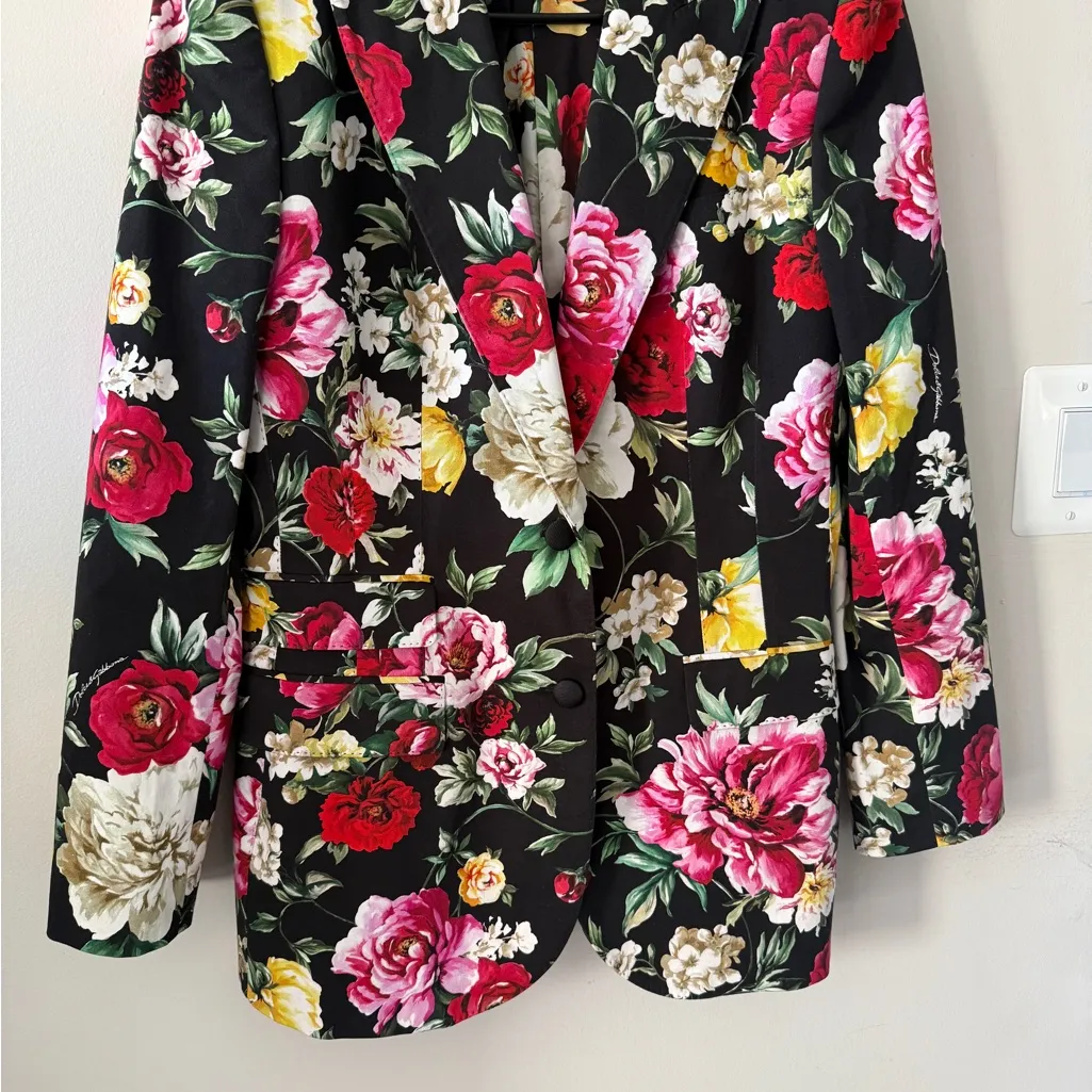 Dolce & Gabbana floral structured blazer - Image 5