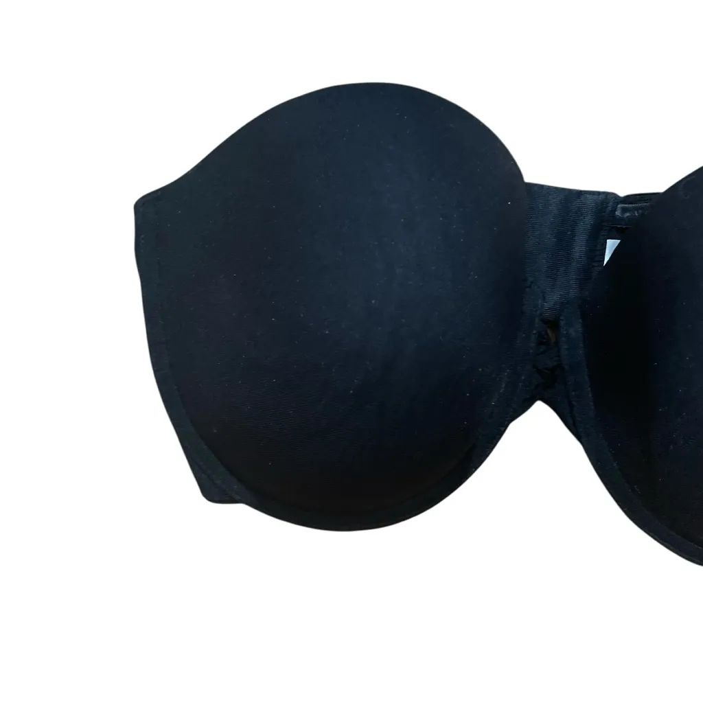Wacoal Strapless Bra Black Womens Size 36D Smooth Molded Full Coverage - Image 2