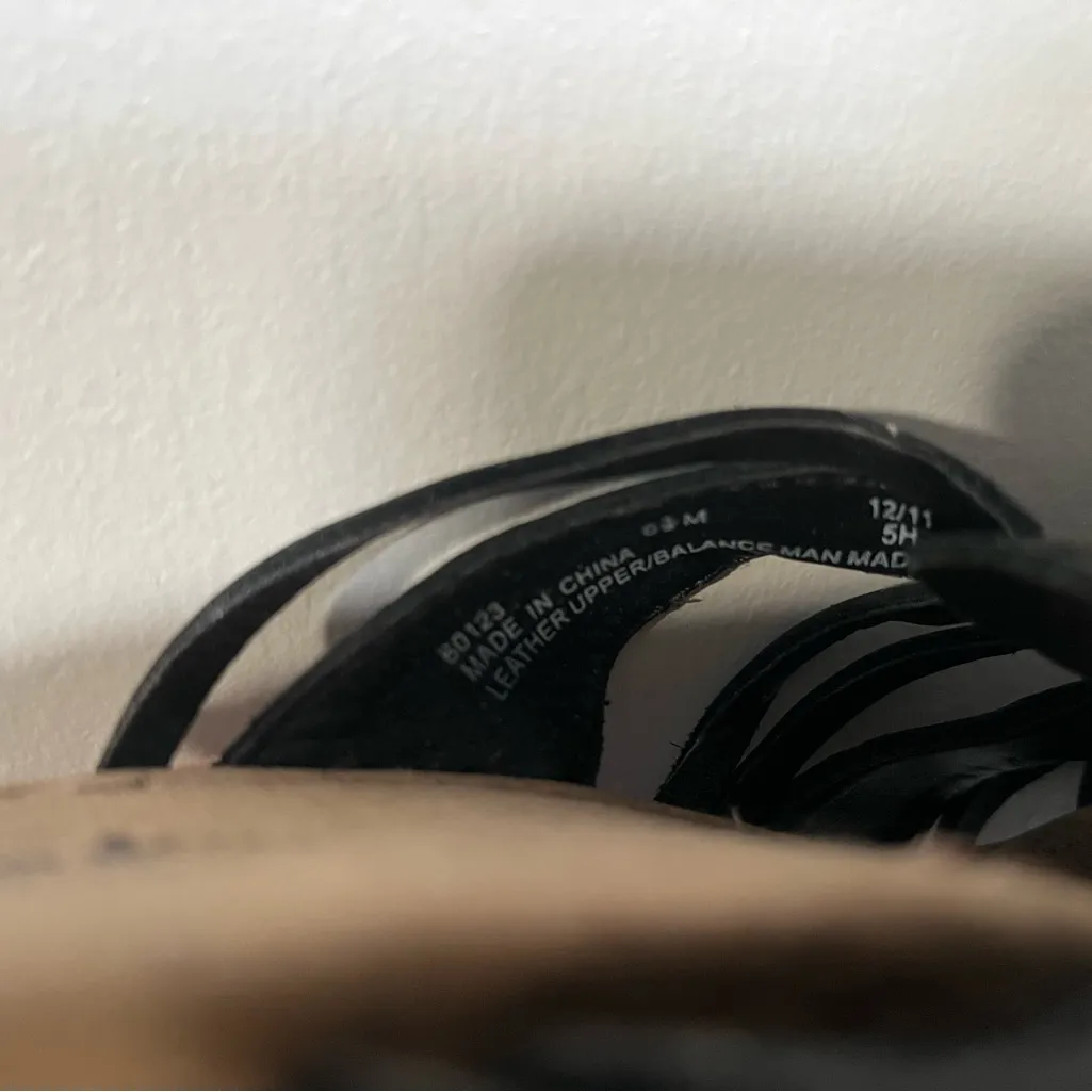 🔥CLARKS BENDABLES WOMEN'S STRAPPY WEDGE SANDALS STYLE #60123 Size 6.5 BLK/BROW - Image 11