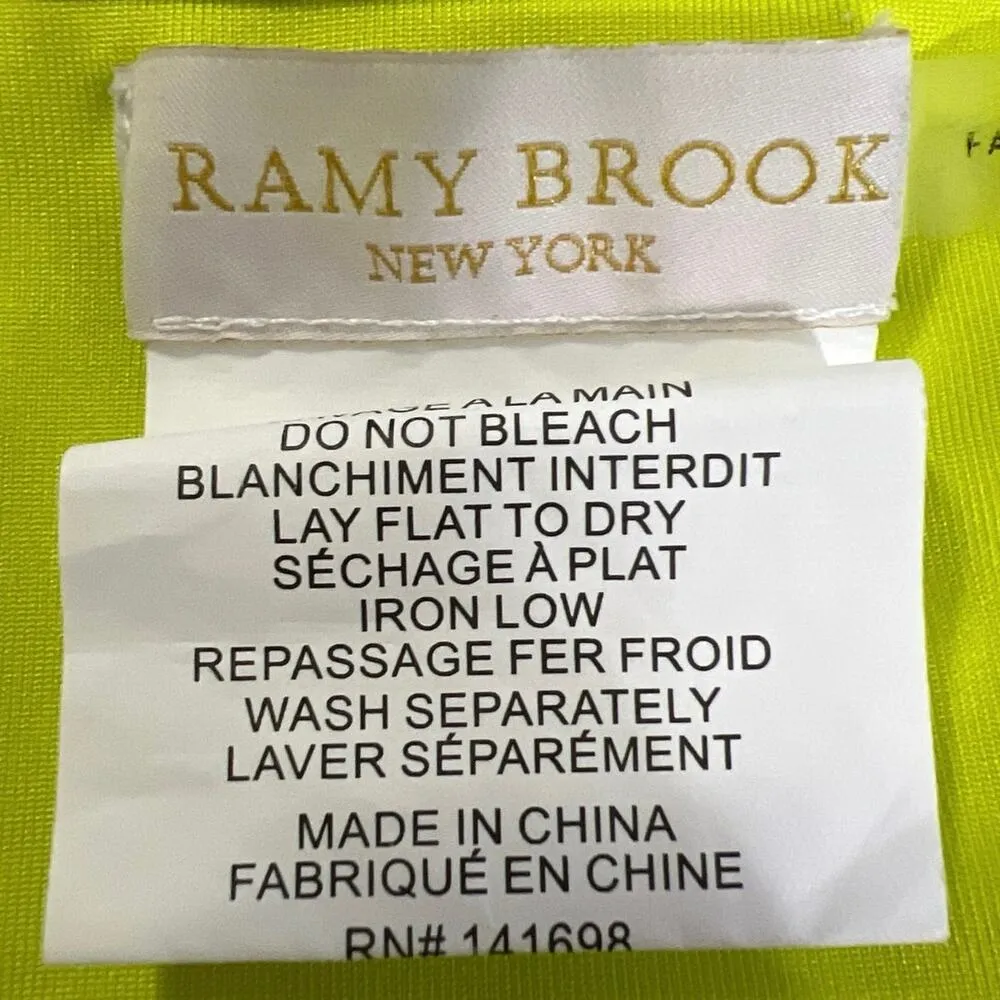 Ramy Brook Yellow Multicolor 2-Piece Bikini Bathing Suit Swimsuit Swimwear Sz XS - Image 6