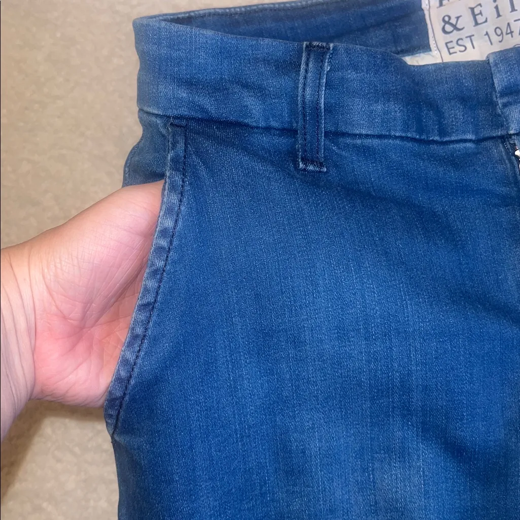 Frank & Eileen “Wicklow” Italian Denim Crop Pants Blue Size 4 NWOT - Image 13