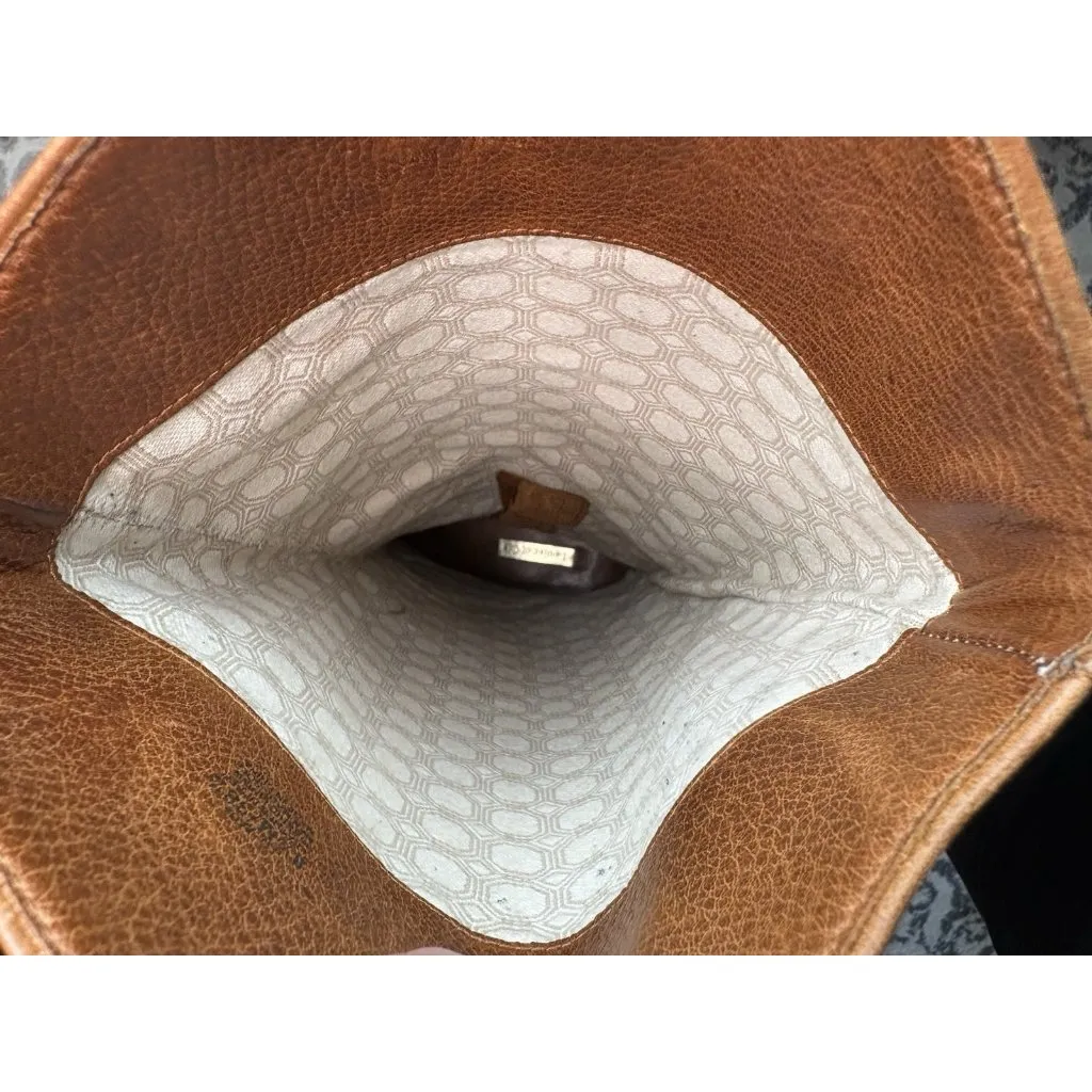 *Louise et Cie Vallery Boots Womens 8.5 Brown Leather Tall Riding Quiet Luxury - Image 12