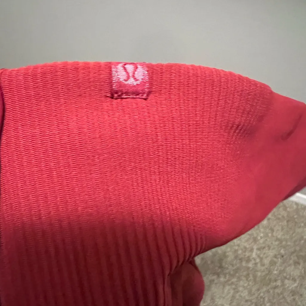 Lululemon Daily lineup 7/8 tight 25” Sz 4‎ Dark sport red - Image 8