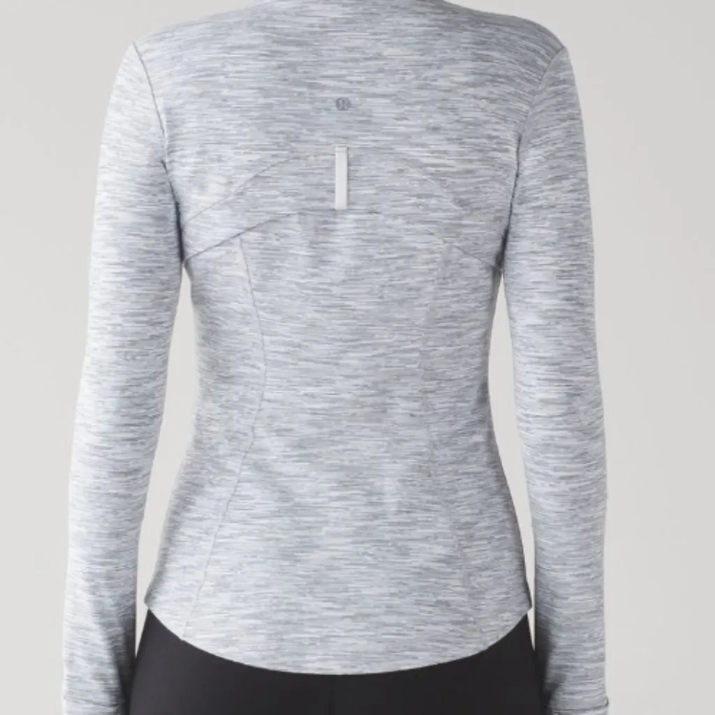 76. Lululemon Define Jacket Wee Are From Space Ice Grey Alpine White Size 10 - Image 3