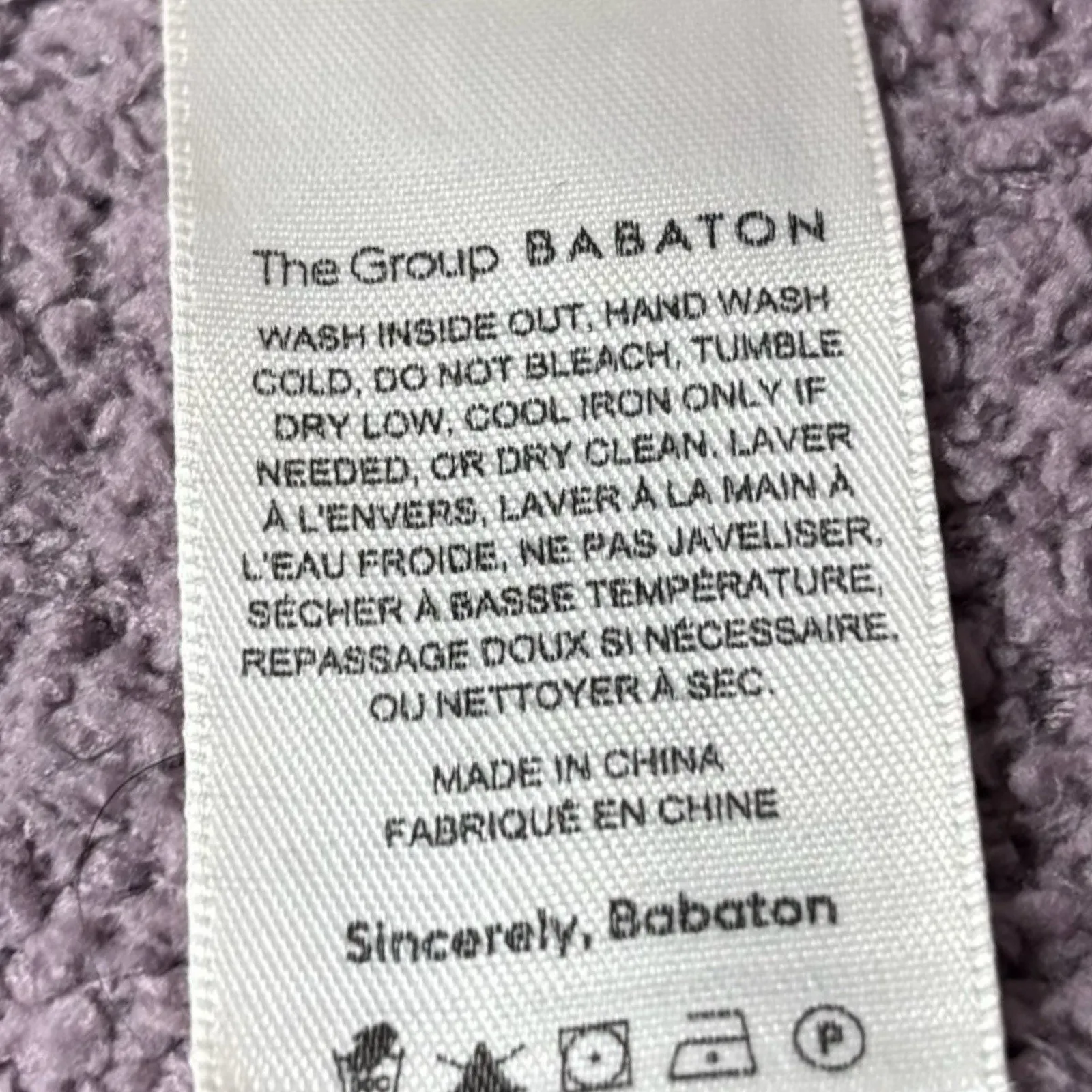 Aritzia The Group Babaton Retreat Pant dusty Lilac size Large Lounge - Image 8