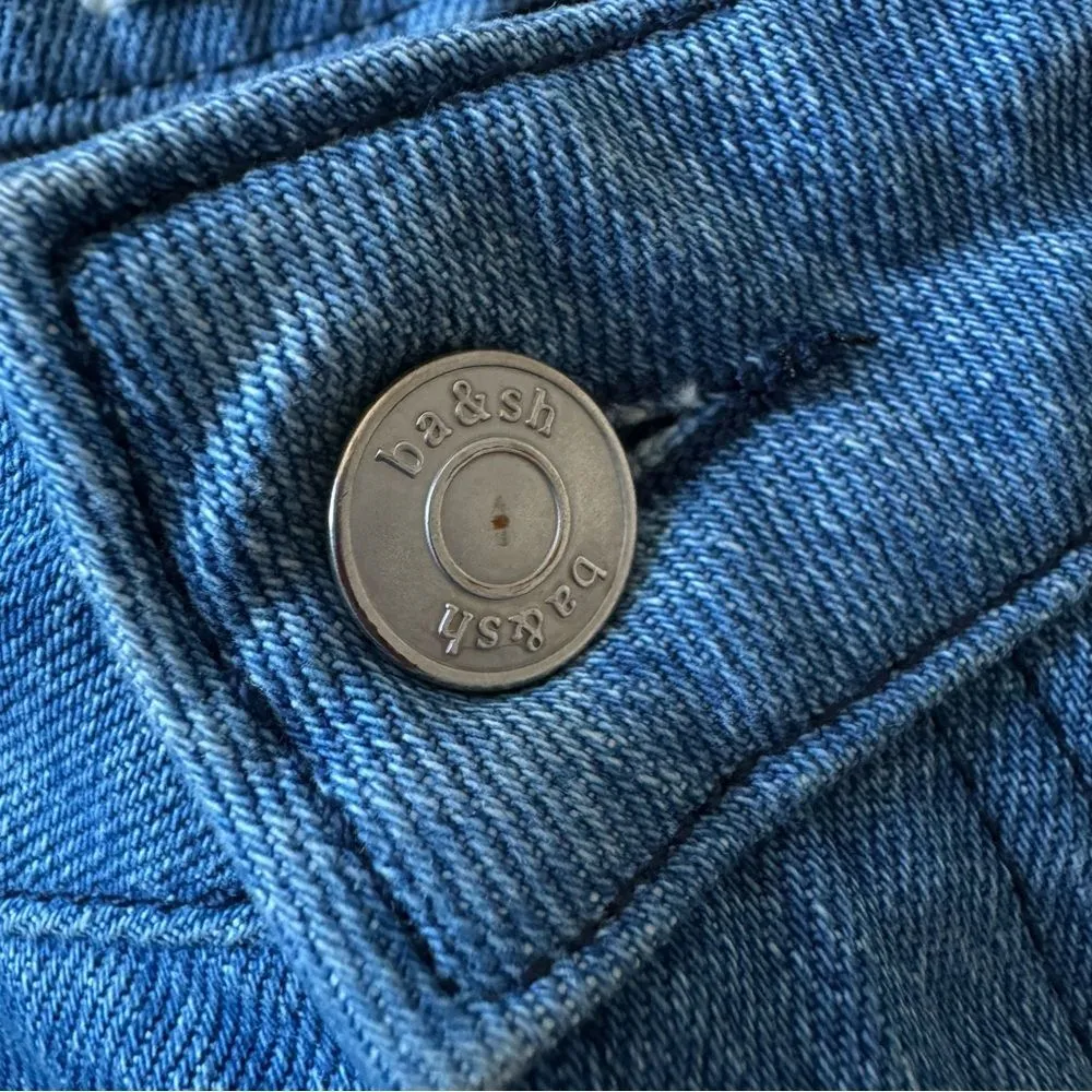 Ba&sh  Diva Lady Patchwork Jeans Size 2 (Medium) - Image 13