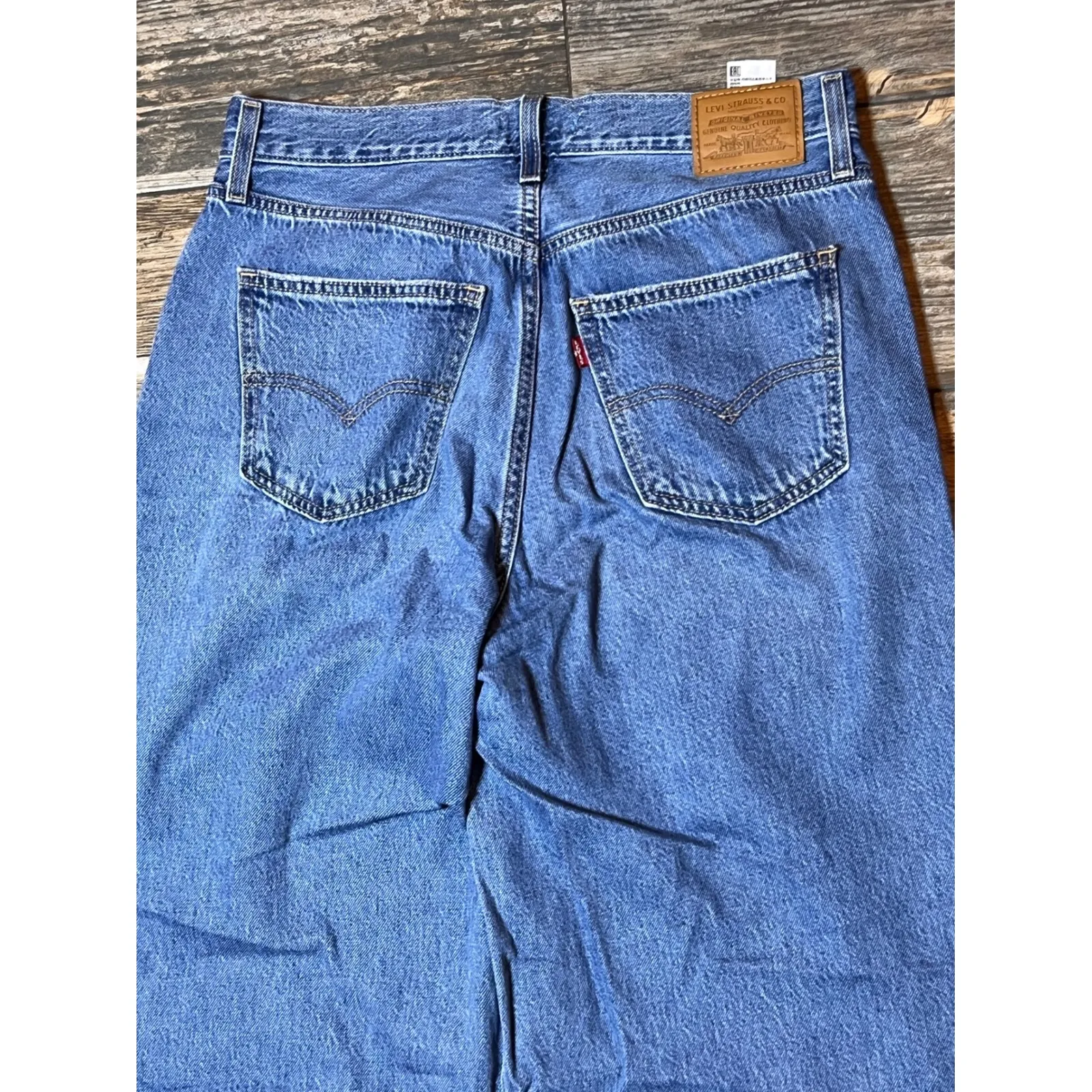 Levi's XL Flood Wide Leg Jeans Womens Size 27 High Rise Denim Baggy Skater Retro - Image 11