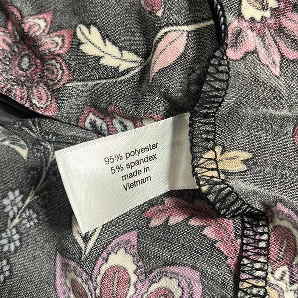 Lane Bryant Ruched Flounce Floral Elastic Waist Pull-up Skirt Sz 14/16 Casual - Image 6