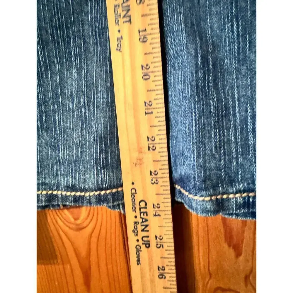 Chico's  size 1/S elevated jean jacket button front vintage wash western casual - Image 5