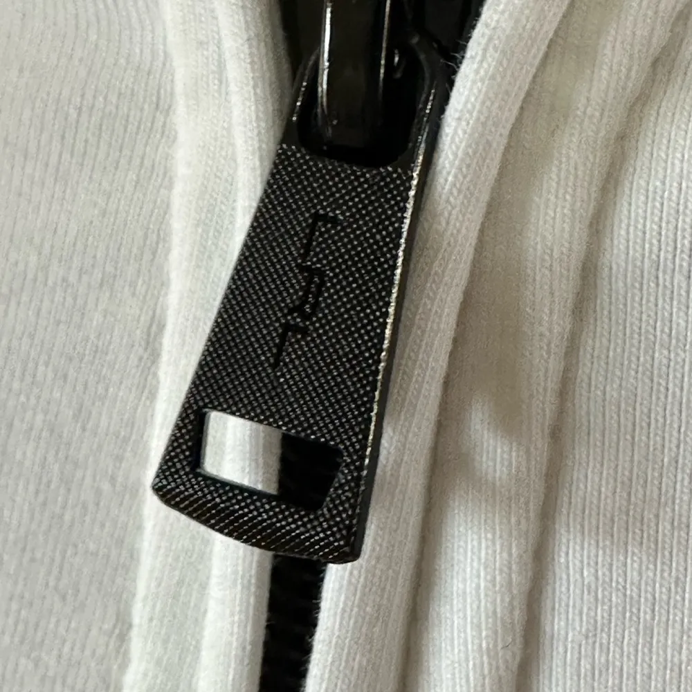 Lauren Ralph Lauren Jacket Athletic White black Long Sleeve Full Zip Size Large - Image 3