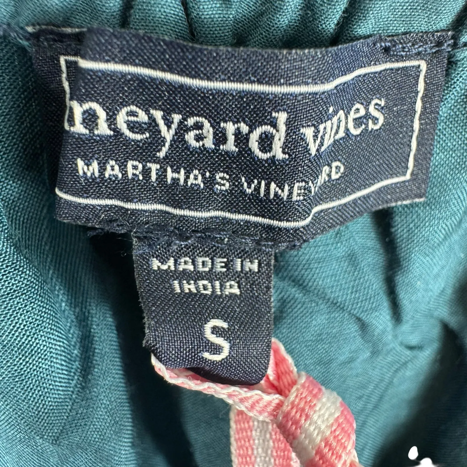 Vinyard Vines NWT Mallard Blue Lightweight Short Puff Sleeve Tiered Maxi Dress S - Image 7