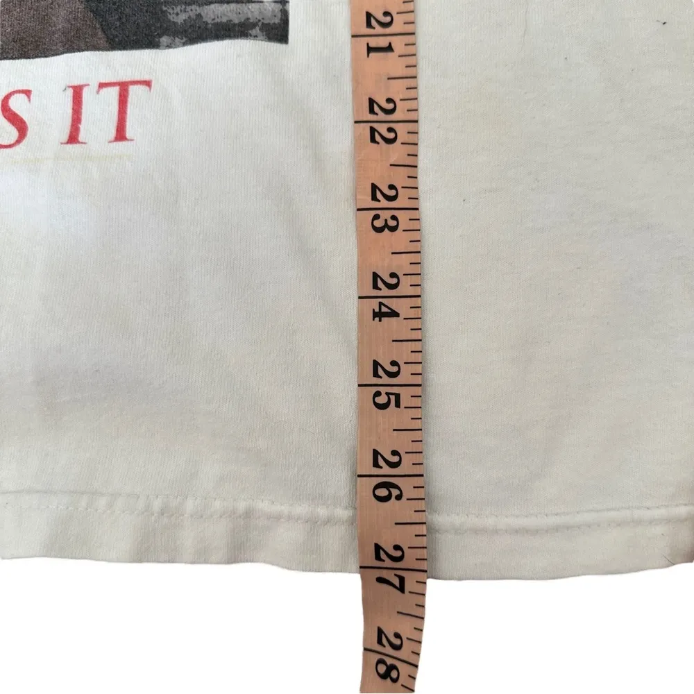 Vintage Reprint Michael Jackson This is It White Band Tee large - Image 10