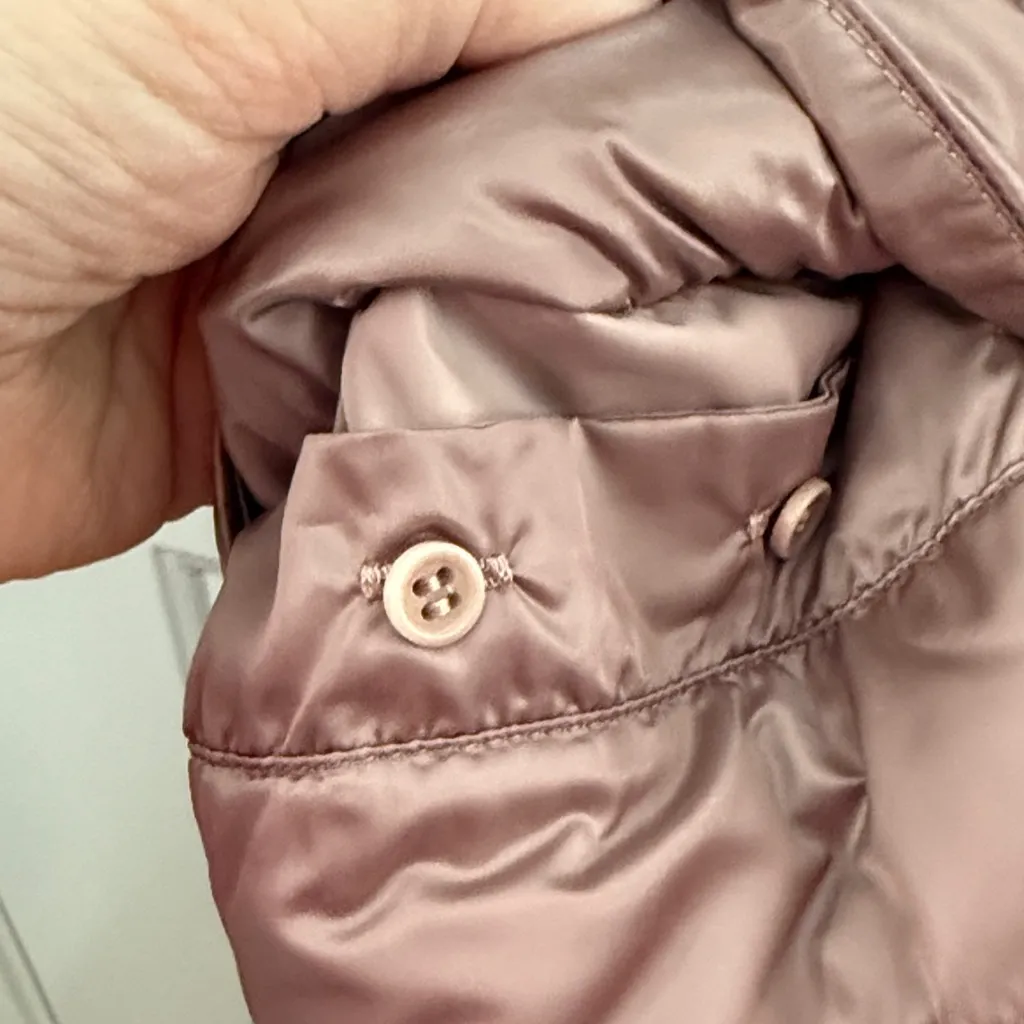 Women's Pink Quilted Coat - Image 4