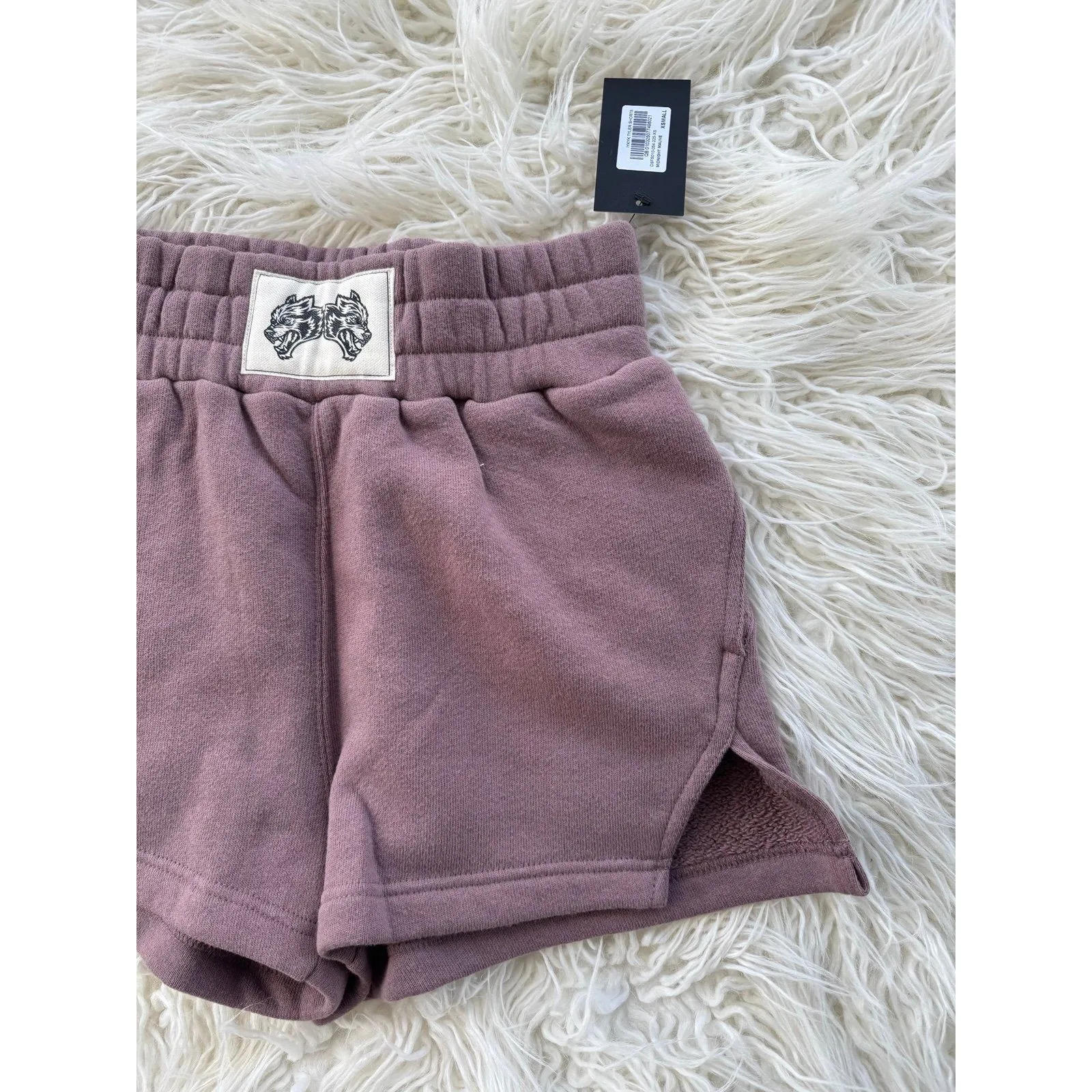 Darc Sport SHE IYKYK Tyler Shorts Midnight Mauve Size XS Pink - Image 5