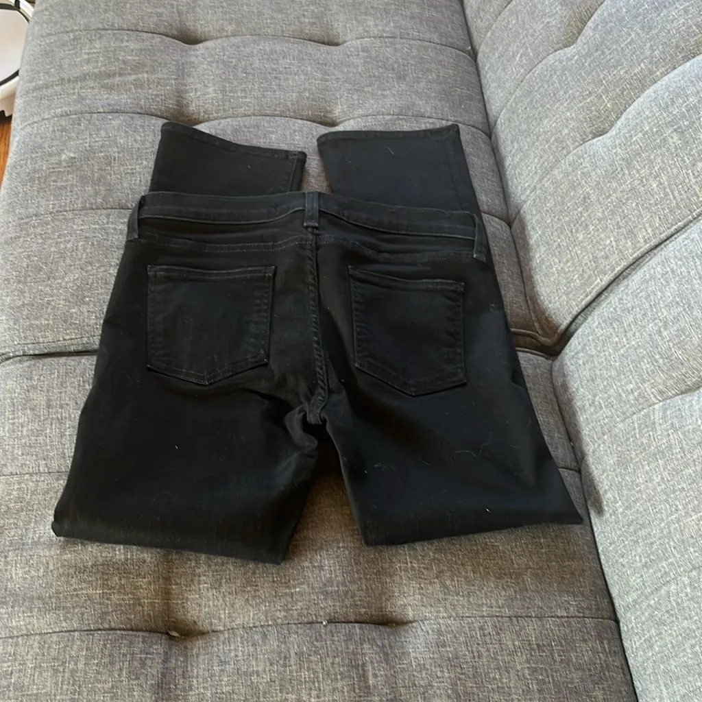 Veronica Beard Daria 8.5" kick flare black jeans.  Size 27 - Image 3