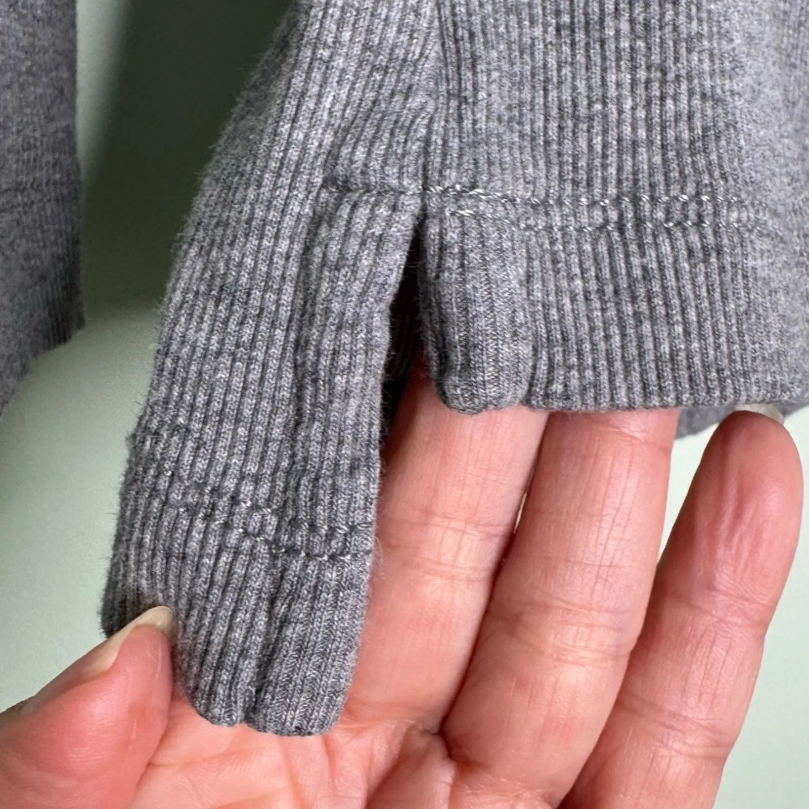 Lauren Ralph Lauren Zipper Patch Long Sleeve T-shirt Size Medium - Image 7