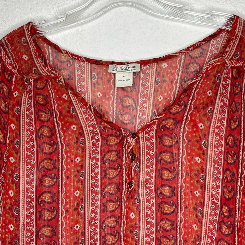 Lucky Brand Sheer Top - Image 3